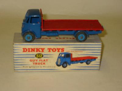 Appraisal: Guy Flat Truck st cab blue orange boxed F-G