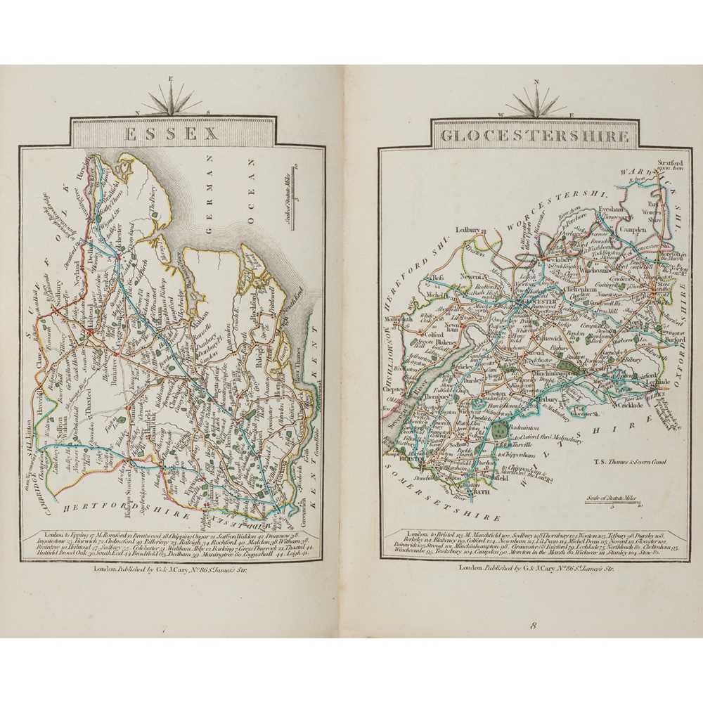 Appraisal: ATLASES A COLLECTION OF WORKS Cary John Cary's Traveller's Companion