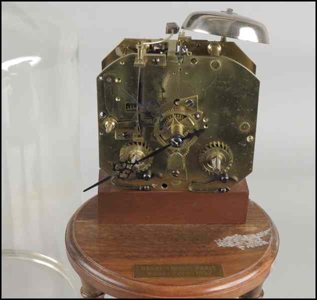 Appraisal: FRENCH CLOCK MOVEMENT Reverse of movement reads ''Henri Voisin Paris''