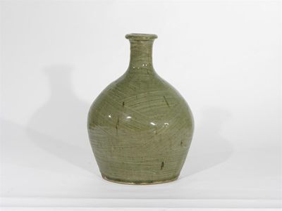 Appraisal: A St Ives stoneware vase by Trevor Corser swollen sack