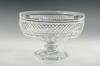 Appraisal: PUNCH BOWL - Footed cut crystal punch bowl by Waterford