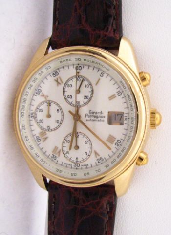 Appraisal: Girard-Perregaux k gold case watch Signed Girard-Perregaux Olimpico No -