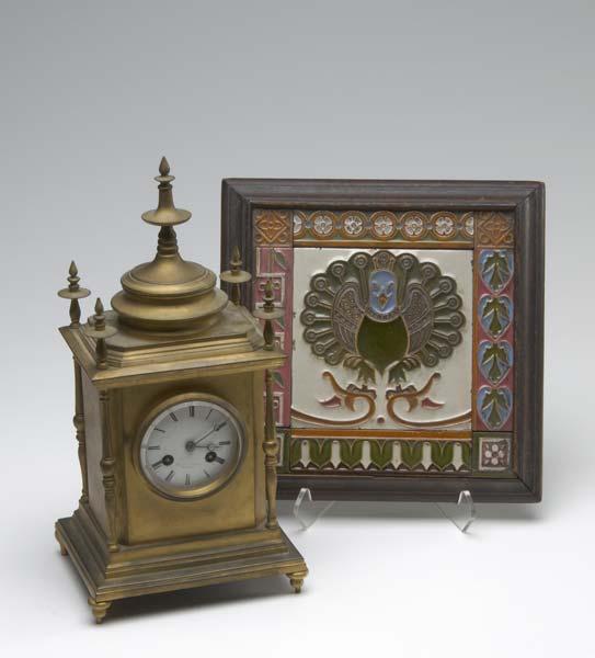 Appraisal: BAILEY CO Philadelphia brass carriage type clock with French movement