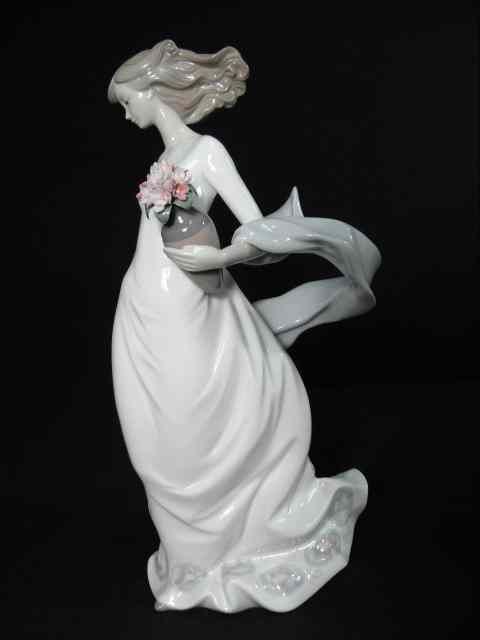 Appraisal: Lladro Spanish porcelain figurine titled ''Reverie Moment'' Hand painted and