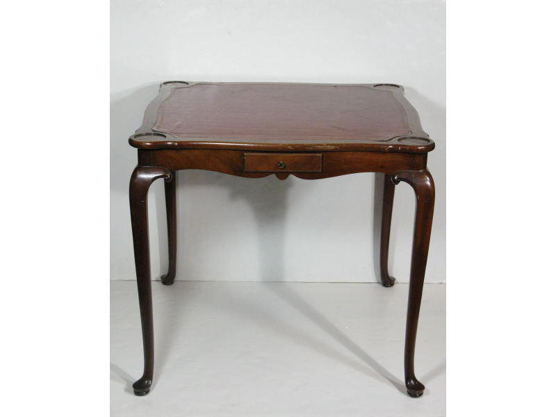 Appraisal: Williamsburg Galleries Bridge Table in the Queen Anne style mahogany