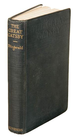 Appraisal: FITZGERALD F Scott The Great Gatsby New York Charles Scribner