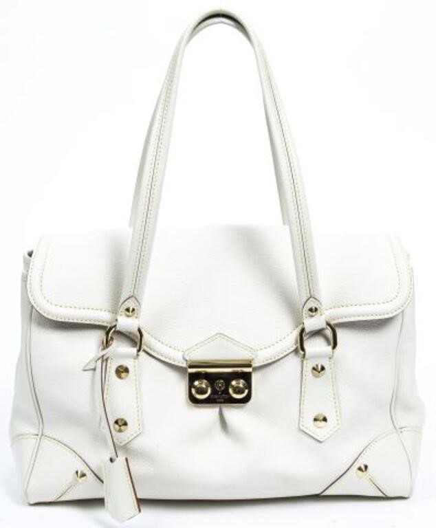 Appraisal: Louis Vuitton L'Absolu de Voyage shoulder bag in ivory Suhali