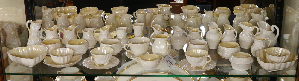 Appraisal: LARGE GROUP BELLEEK IRISH PORCELAIN An assembled collection of assorted