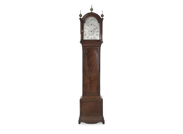 Appraisal: A George III mahogany longcase clock the dial signed James