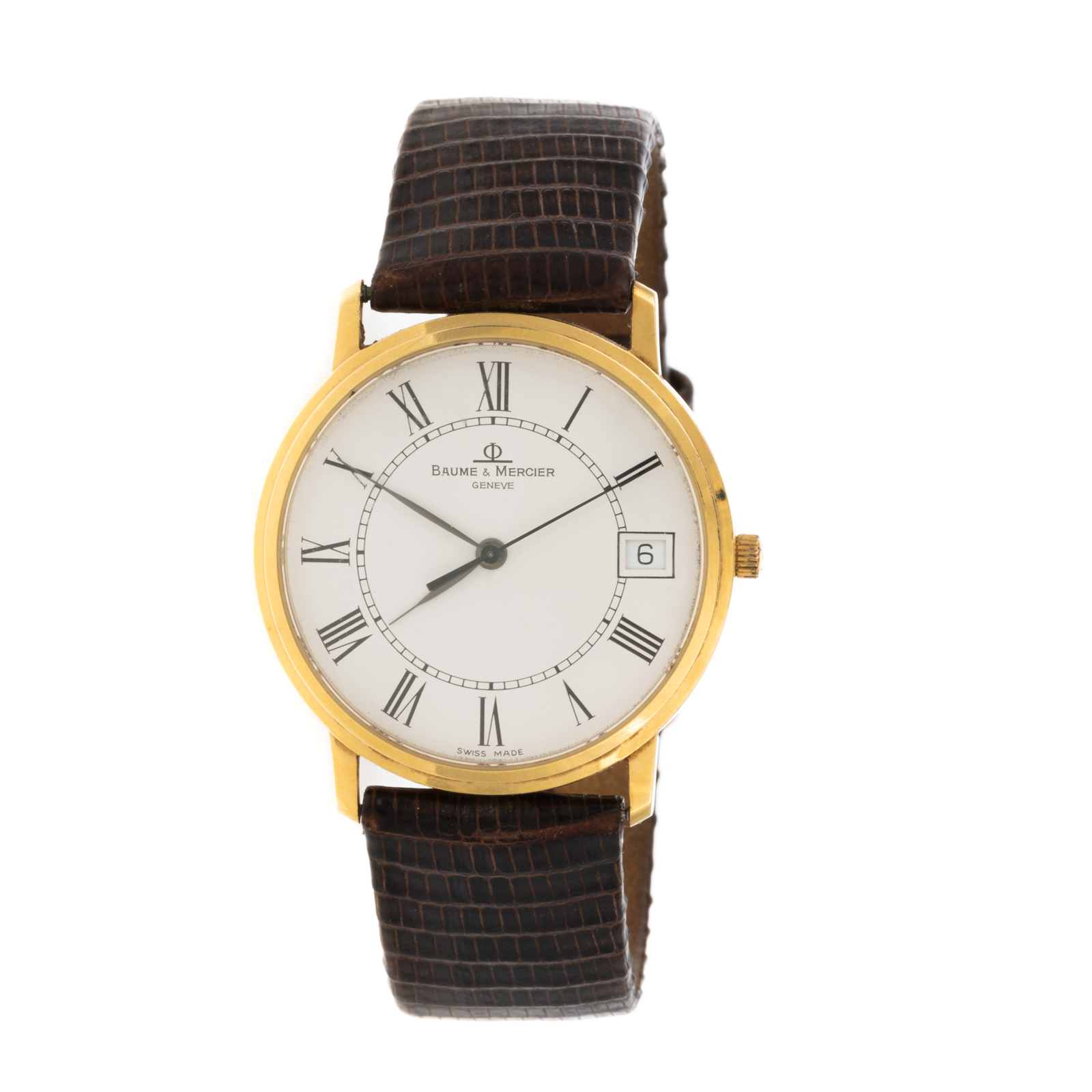 Appraisal: A BAUME MERCIER CLASSIC WRIST WATCH IN K K yellow