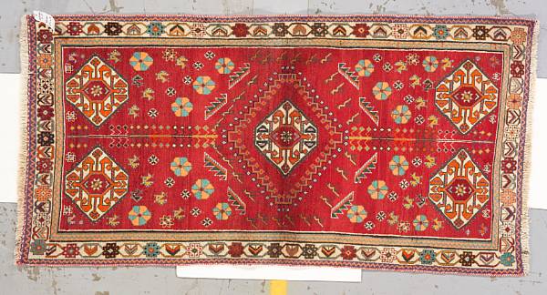 Appraisal: A Shiraz rug Southwest Persia Third quarter th Century size