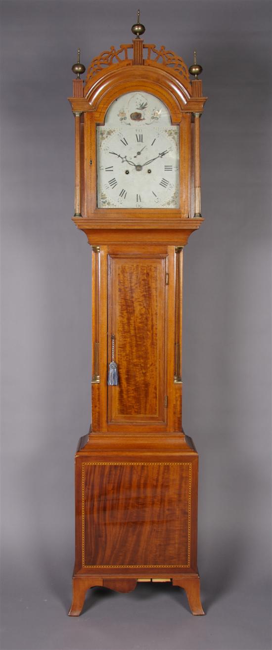 Appraisal: An American Tall Case Clock Height inches