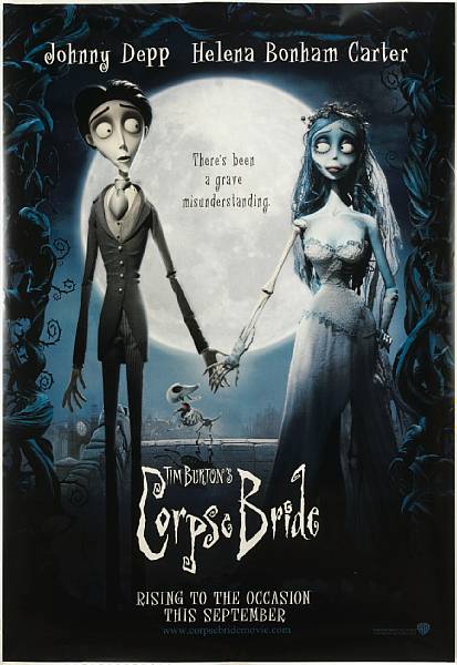 Appraisal: Corpse Bride Warner Bros special advance subway poster condition A