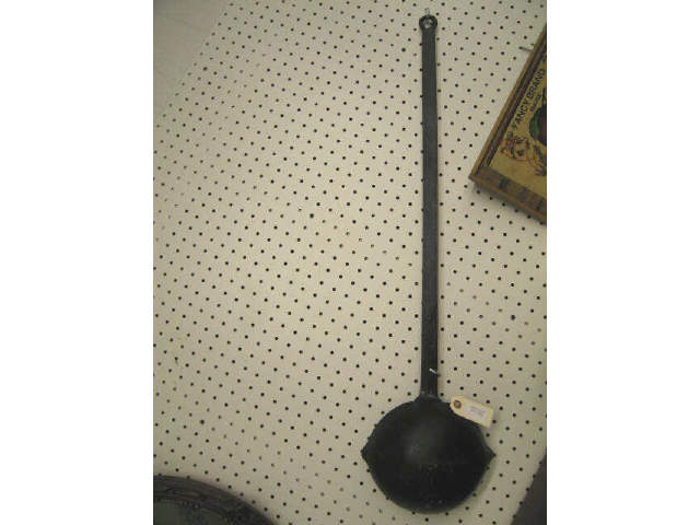 Appraisal: Cast Iron Long Handled Fireplace Ladle