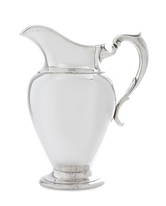 Appraisal: An American Silver Water Pitcher Redlich Co New York NY