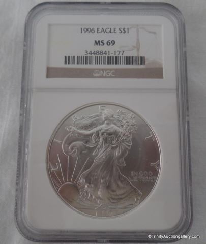 Appraisal: American Silver Eagle MS oz Bullion CoinGraded and slabbed by