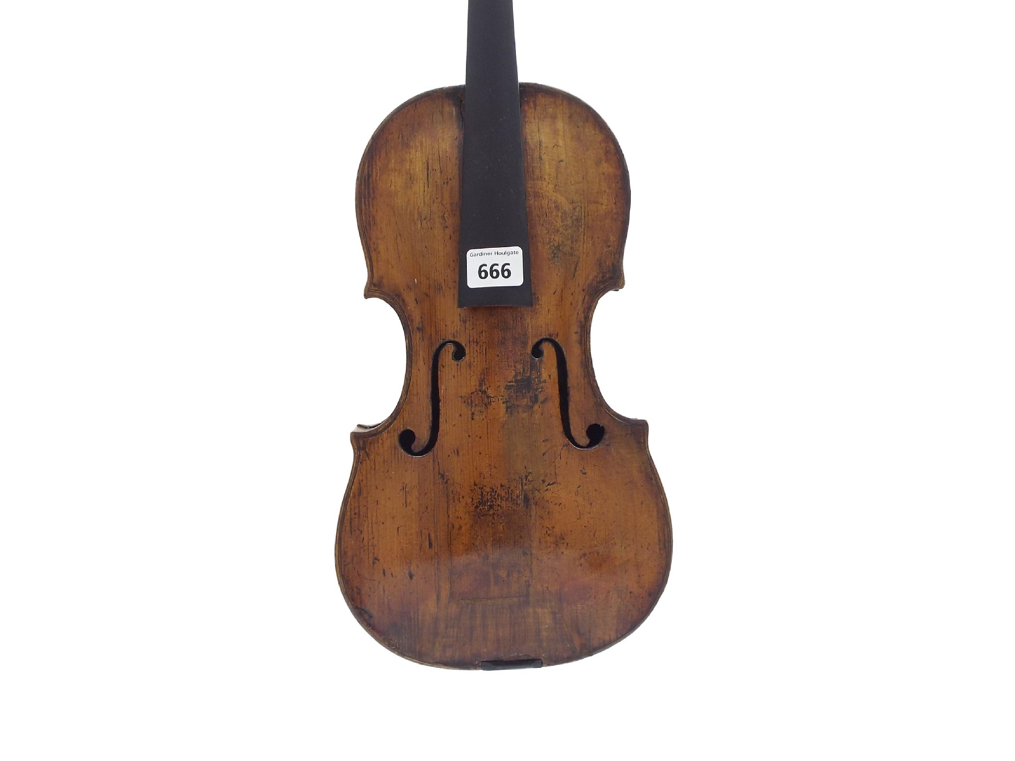 Appraisal: Interesting English violin circa cm