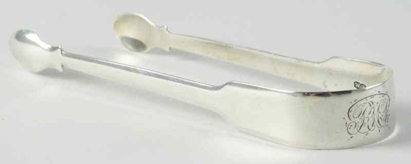 Appraisal: English Sterling Sugar Tongs London maker's mark of William Bateman