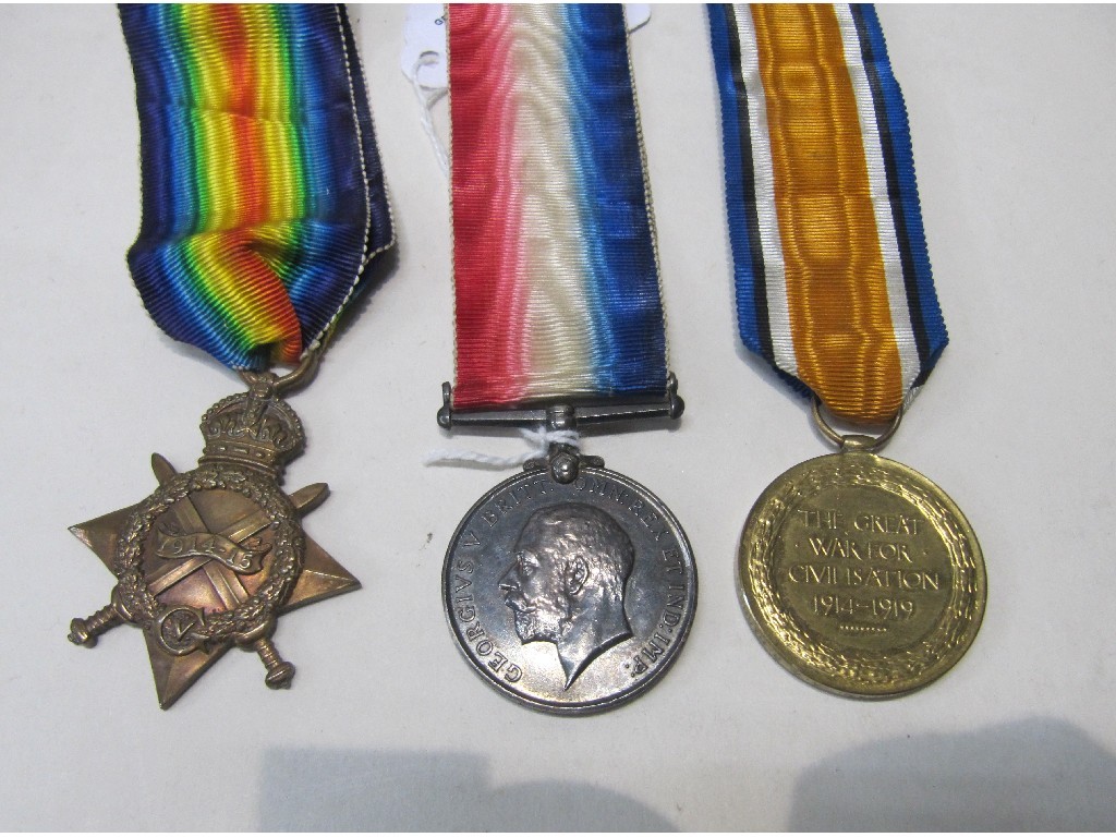 Appraisal: War medal ' - ' star and victory medal to