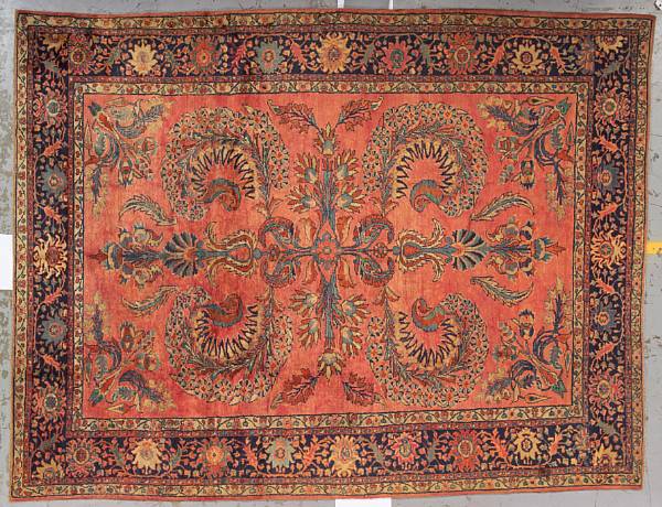 Appraisal: A Lilihan carpet Persia late th century size approximately ft