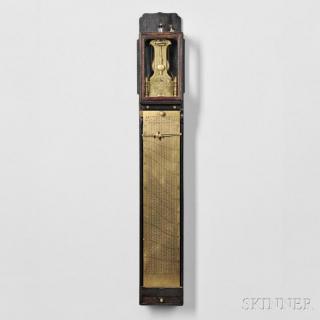 Appraisal: Japanese Shaku Dokei or Pillar Clock with Namagata Dial the