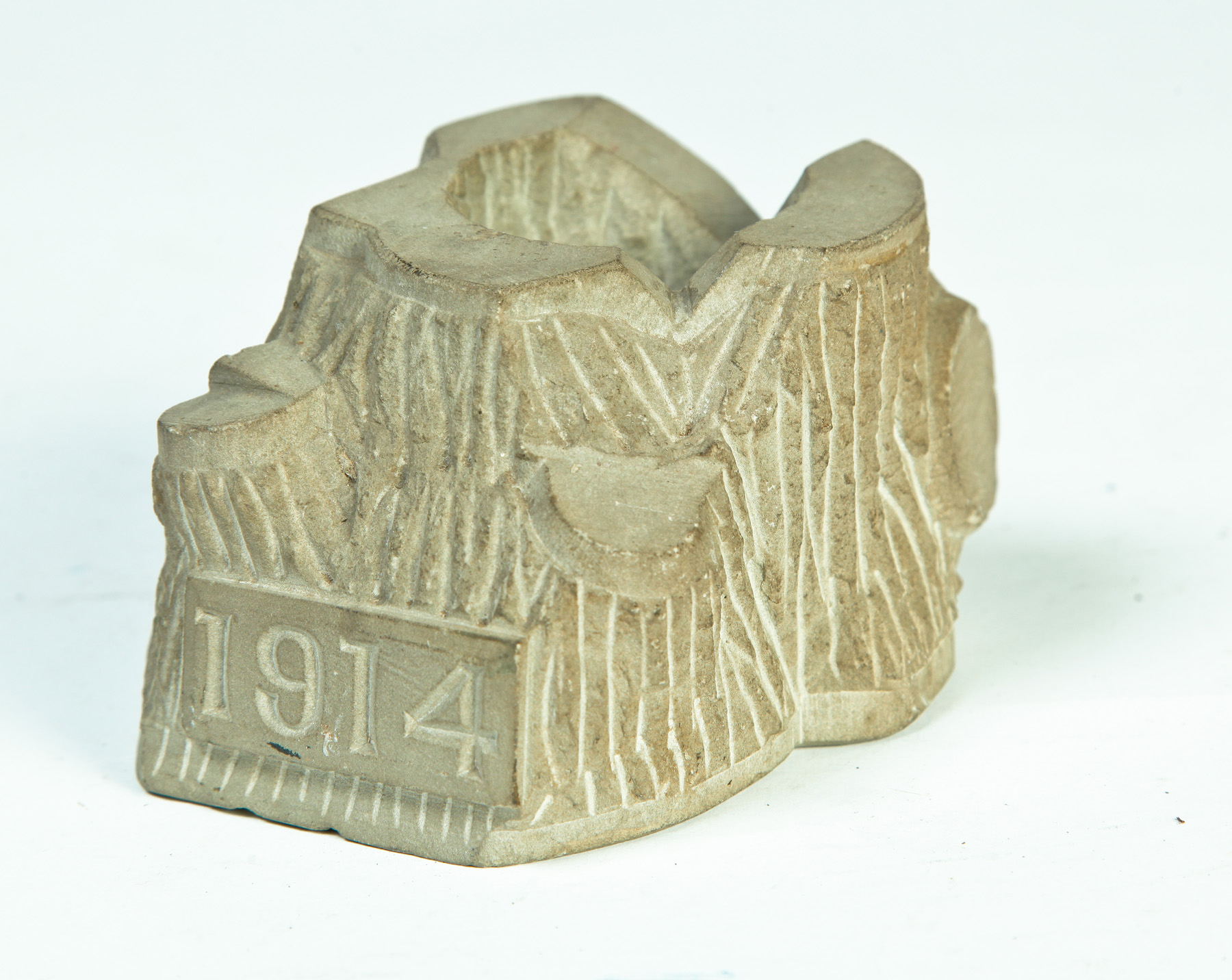 Appraisal: AMERICAN SANDSTONE TOOTHPICK HOLDER Dated In the form of a