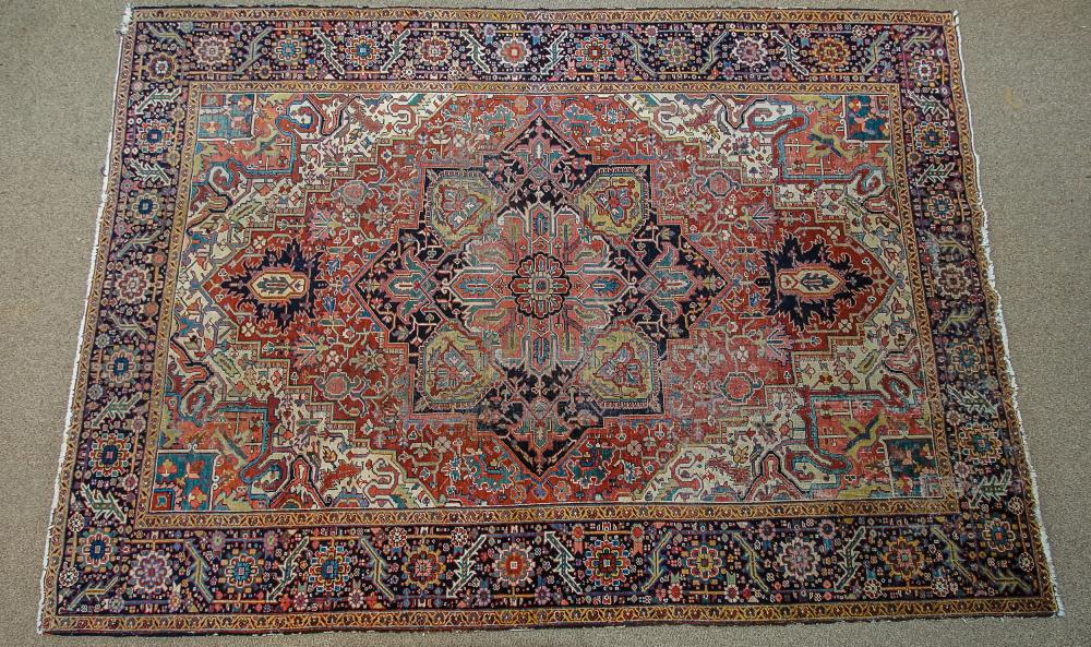 Appraisal: HERIZ RUG SECOND QUARTER TH CENTURY FT IN X FT