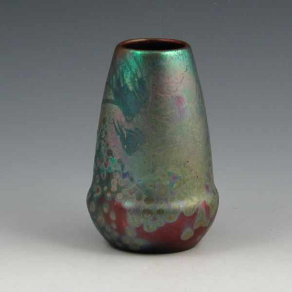 Appraisal: Weller Sicard vase with iridescent floral decoration Marked on the