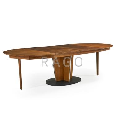 Appraisal: VLADIMIR KAGAN b KAGAN-DREYFUSS Custom extension dining table New York