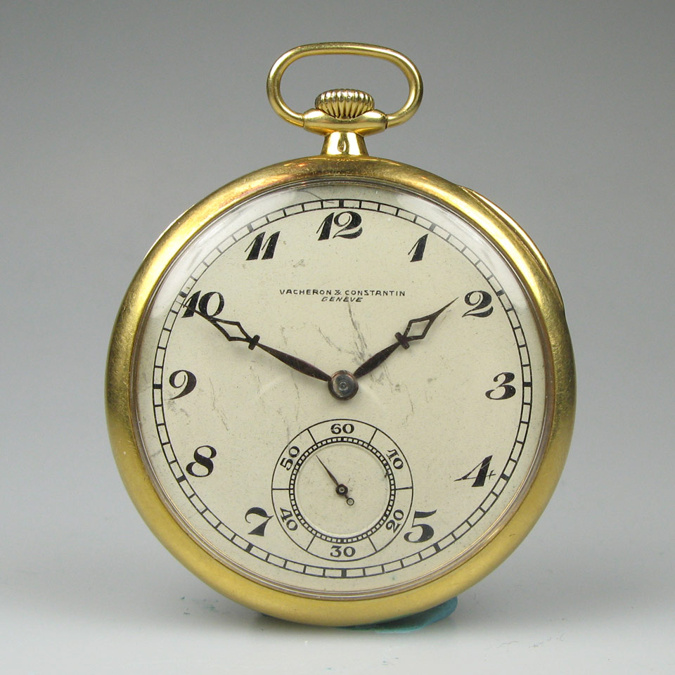 Appraisal: Vacheron amp Constantin Openface Pocket Watch mm jewel movement with