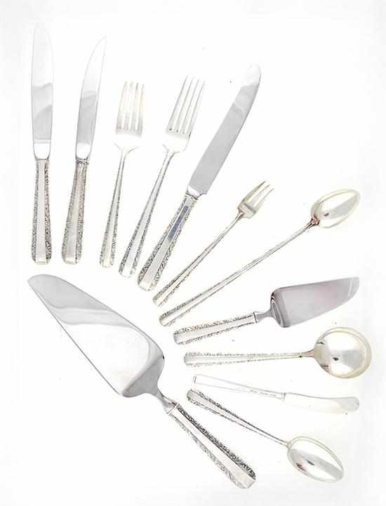 Appraisal: Towle Candlelight pattern sterling flatware Massachusetts circa comprising hollow handle