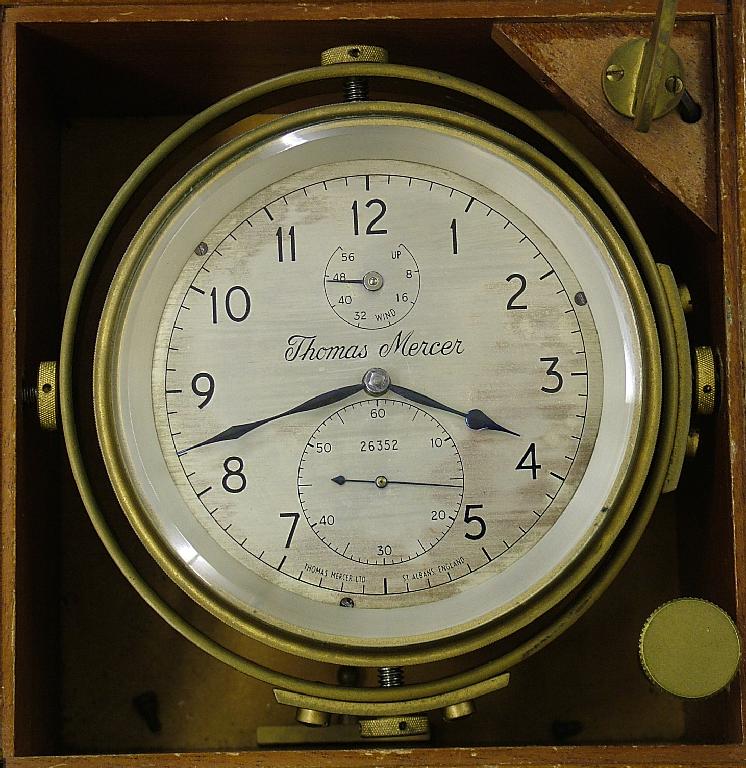 Appraisal: Thomas Mercer single chain fusee ship's chronometer the silvered dial