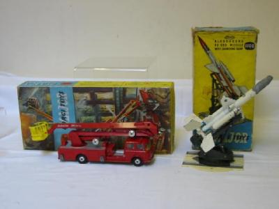 Appraisal: Simon Snorkel Bedford Fire Engine boxed G Bristol Bloodhound boxed