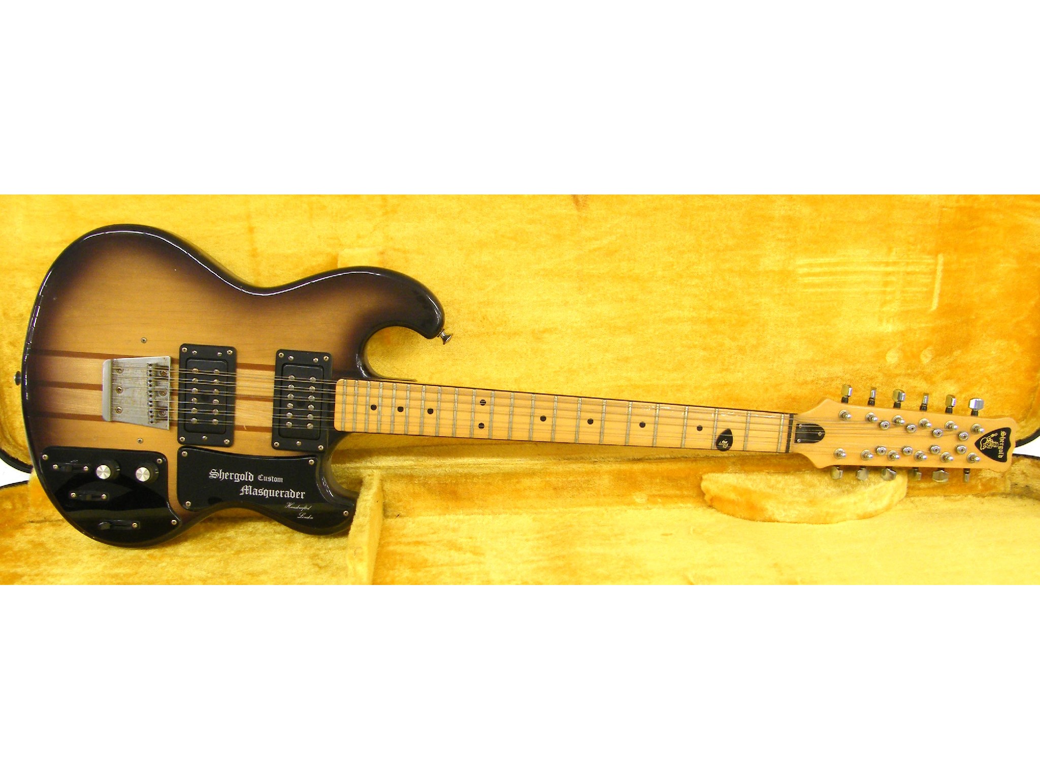 Appraisal: Shergold Custom Masquerader twelve string electric guitar natural burst finish