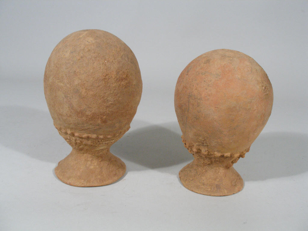 Appraisal: African Pottery Niger Bura Culture red earthenware vessels with ovoid