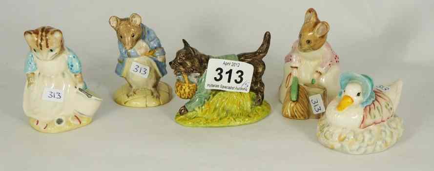 Appraisal: Royal Albert Beatrix Potter Figures John Joiner Gentleman Mouse Made