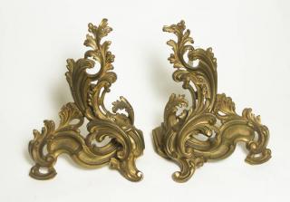 Appraisal: Gilt Bronze Chenet French H x W