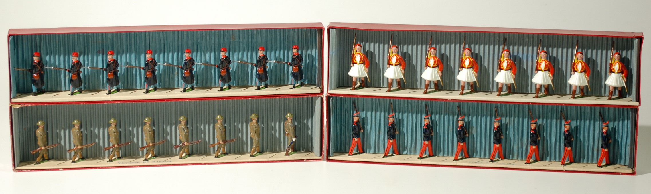 Appraisal: FOUR SETS OF W BRITAINS LEAD SOLDIERS No Spanish Infantry