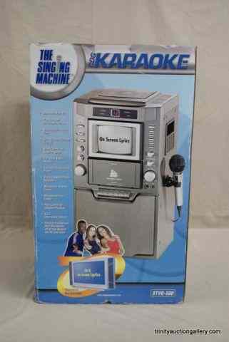 Appraisal: Karaoke ''The Singing Machine'' In BoxThis is for a CDG