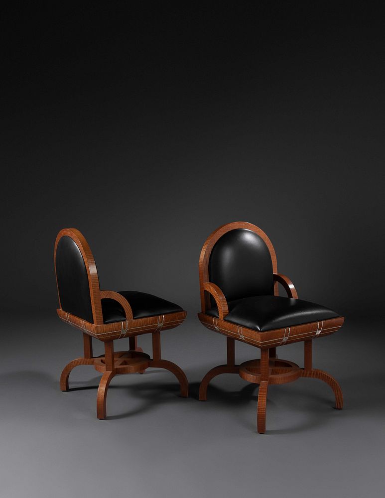 Appraisal: Wendell Castle American - Pair of Chairs c Wendell Castle