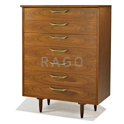 Appraisal: GEORGE NAKASHIMA WIDDICOMB Tall Origins dresser Grand Rapids MI s