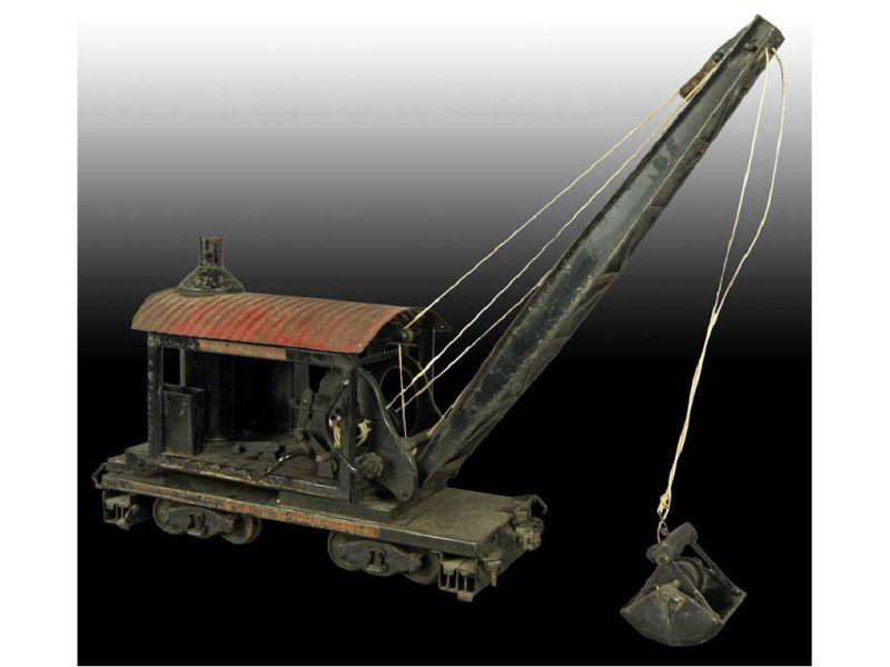 Appraisal: Pressed Steel Buddy L Outdoor Railroad Dredge Toy Description ''