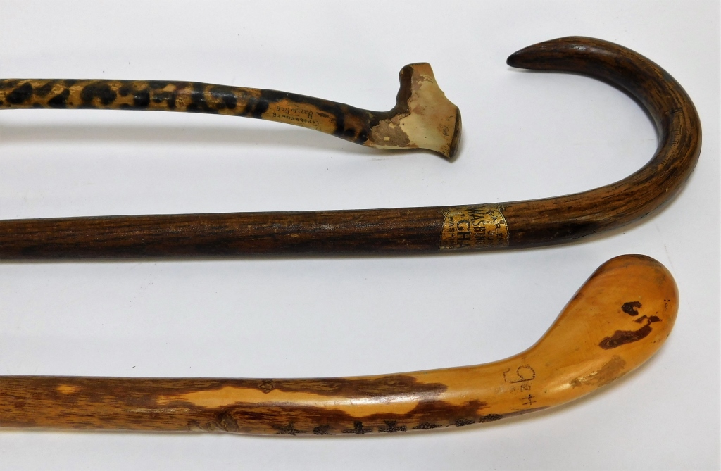 Appraisal: AMERICAN ANTIQUE CIVIL WAR ERA VETERAN CANES United States -