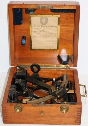 Appraisal: CIRCA SEXTANT H HUGHES AND SON LONDON WITHVARIOUS LENSES AND