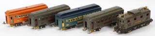 Appraisal: LIONEL PRE LIONEL PRE-WAR O GAUGE PASSENGER TRAIN C PCS