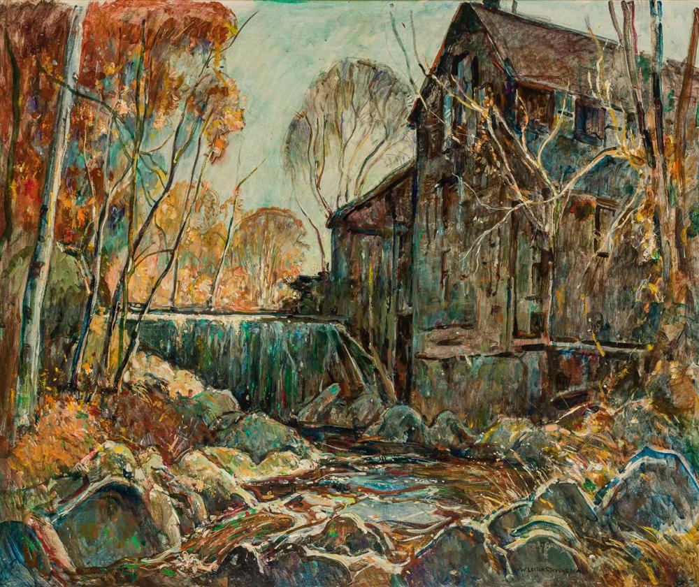 Appraisal: WILLIAM LESTER STEVENS American - The Old Mill oil on