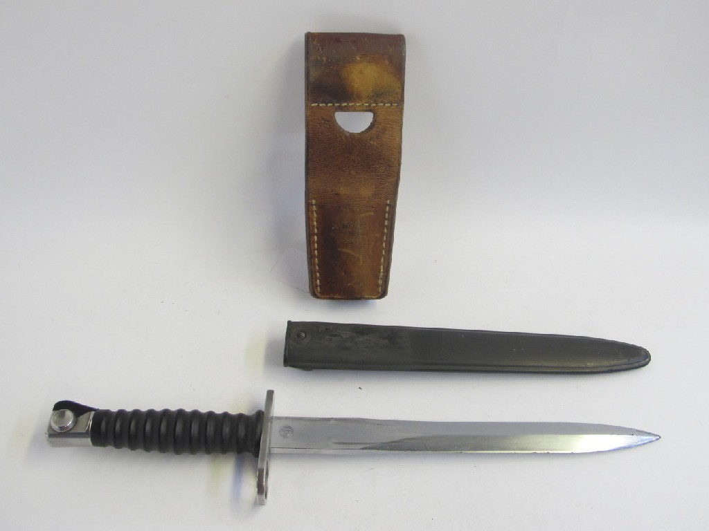 Appraisal: Bayonet and scabbard in frog