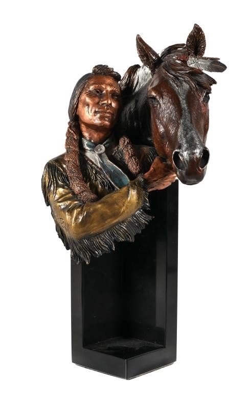 Appraisal: Signed and numbered limited edition statue by Christopher Pardell Our