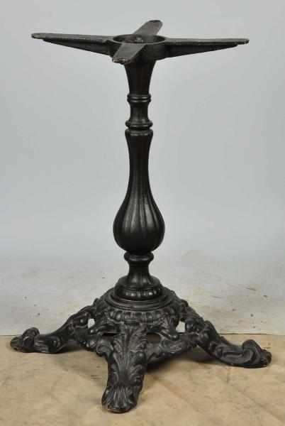 Appraisal: Cast Iron Slot Machine Stand Description Black finish Condition Excellent