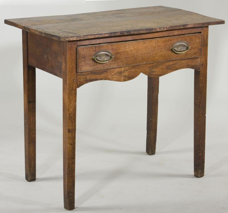 Appraisal: Irish Chippendale Dressing Table late th century elm with pine